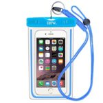 EOTW Waterproof Cell Phone Case Pouch Dry Bag with Military Class Lanyard For Diving Surfing Skiing, Fits iPhone 6 6S Plus 5 5S 5C SE, Galaxy S4 S5 S6 S7 Edge, Blu LG Motorola NOKIA HTC Blue