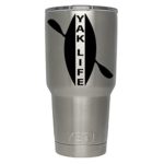 Kayak paddle with name decal for yeti,rtic, ozark tumblers, laptops, car decals