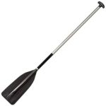 Cannon Paddles 8 Straight Economy Canoe Paddle with Polymer Blade, Black, 60-Inch