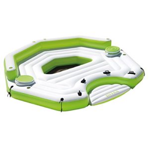 intex key largo inflatable island raft