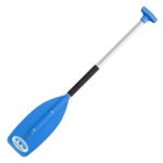 Crooked Creek 4-1/2-foot Synthetic Boat Paddle, Blue – Features a Hybrid Grip for Full Palm Support and More Natural Motion (50451)