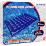 Greenco Giant Inflatable Double Mattress Pool Lounger Float 78 Inches- Blue