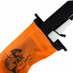 YakAttack VISICarbon Pro 360 Degree LED MightyMount and Hardware Kayak Fishing Visibility Flag, Orange (CPM+MMH)