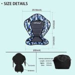 ofyou Kayak Seat Padded Deluxe Canoe Seat,Adjustable Boat Seat Cushioned Fishing Seat and Comfortable Backrest Support with Detachable Back Storage Bag