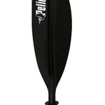 Pelican – Standard Kayak Paddle – Black – 220 cm (86.6 in.) – Aluminum Shaft and a Durable Polypropylene Blade – 0/65° Blade Angle – with Drip Ring – PS1965-00