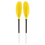 NT FLYING Kayak Paddles, 217cm/85.5in Kayaking Oars for Boating, Canoeing, Aluminum Alloy Shaft, Yellow
