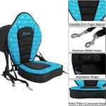 Upwell Inflatable Paddle Board Seat – Kayak Seats With Back Support Inflatable Stand Up Paddle Board Seat Canoe Sup Paddle Boards For Adults Thick Blue Boat Fishing Accessories