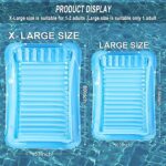 Inflatable Pool Floats Boat for Adults, Blow Up Tanning Pool Raft Tub with Inflatable Pillow for Family Outdoor, Garden, Backyard Summer Water Party (14+ Year Old)