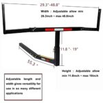 koxuyim Hitch Mount Truck Bed Extender (2-in-1 Design Work with Pick Up Truck & SUV for Ladder, Rack, Canoe, Kayak, Long Pipes and Lumber) 70231