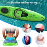 Bilbear Thicker Gel Kayak Seat Cushion,Large Seat Cushions for Kayaks,Paddle Board,Canoe and Boating,Hips Relief Seat Cushion Pad for Kayak Accessories